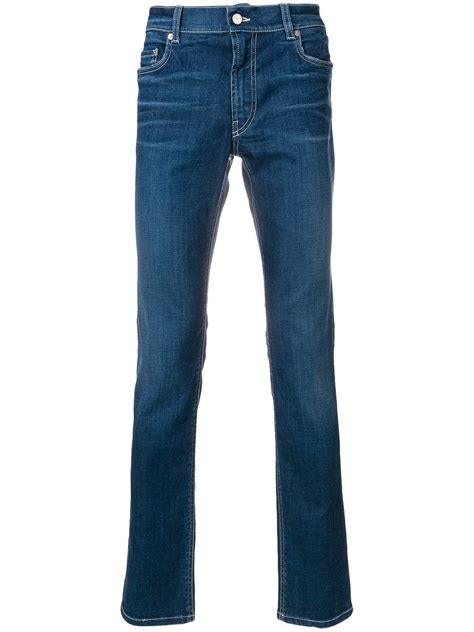 mens blue prada jean bell bottoms|Prada wide leg jeans.